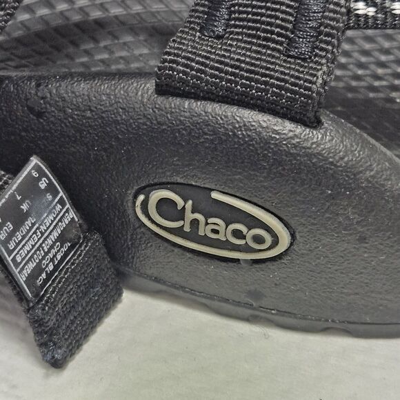 Chaco Women's Black and White Strappy Sandals - Picture 7 of 8